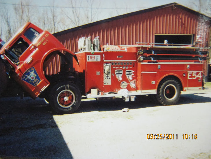 This Brady Lake Village fire truck would Not pass a pump test or safety inspection.