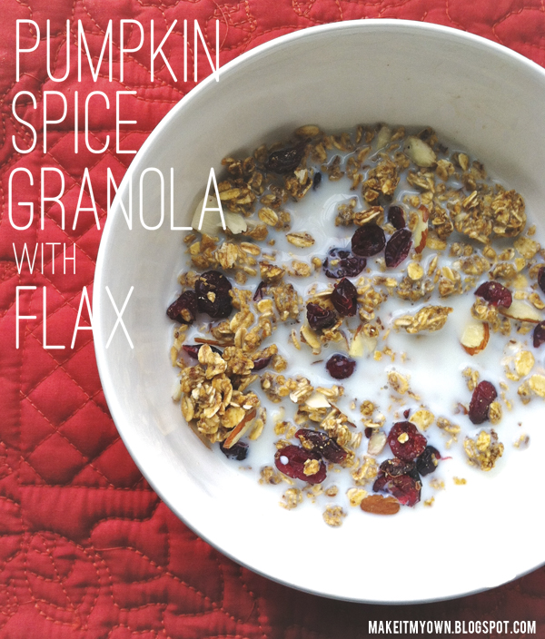 Ruffled Sunshine Pumpkin Granola with Flax