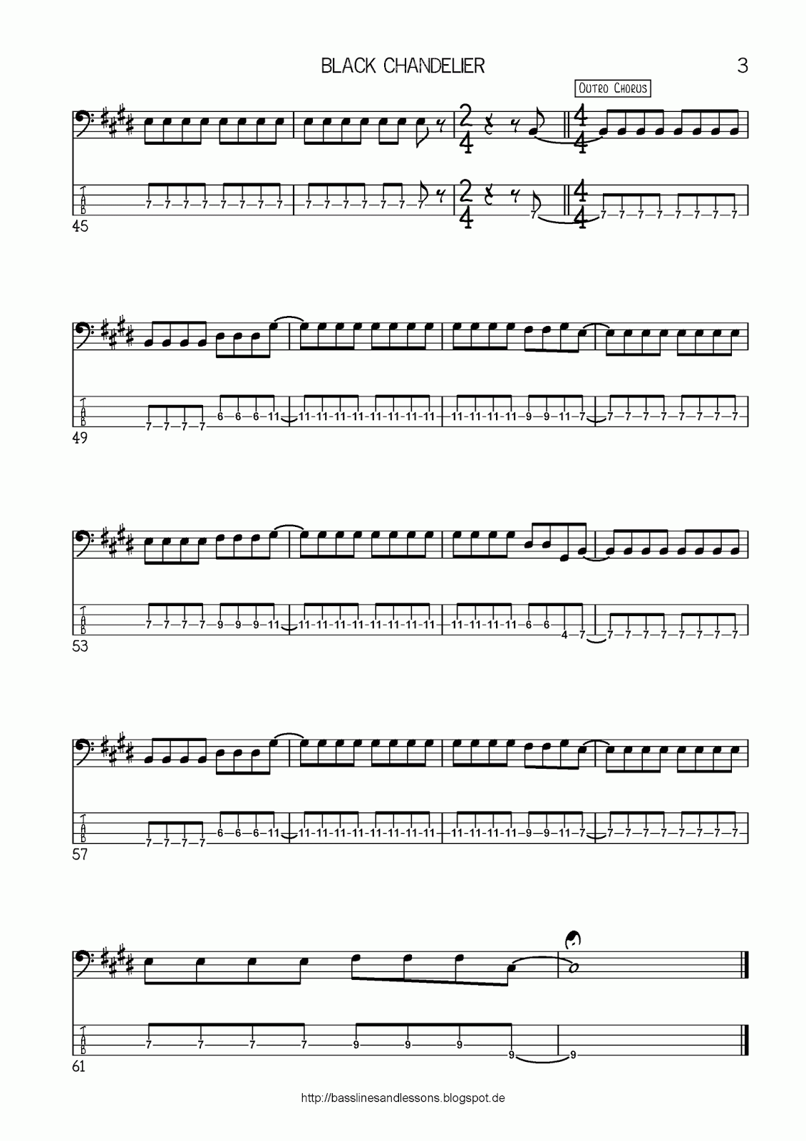 Basslines And Lessons Black Chandelier Biffy Clyro Biffy Clyro Black Chandelier Official