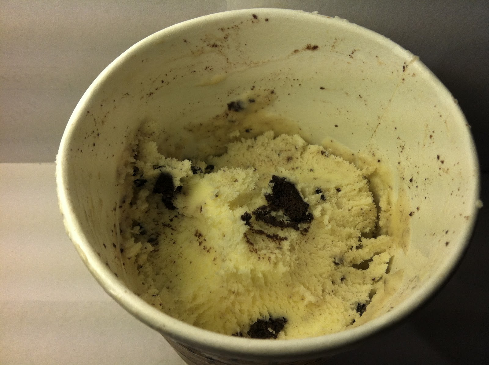 Crazy Food Dude Review Blue Bell Cookies & Cream Ice Cream