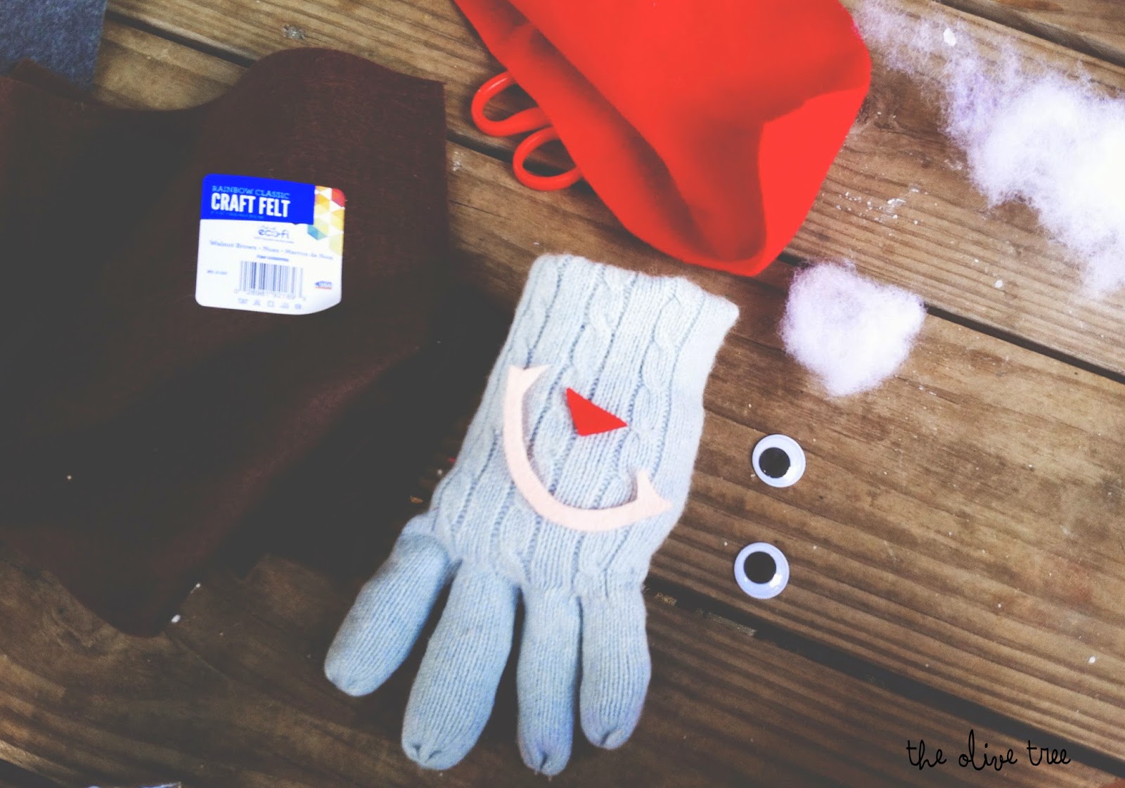 the olive tree no sew glove mosters.