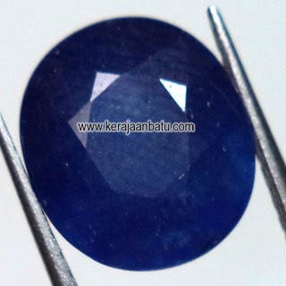 Batu Permata Blue Sapphire Corundum