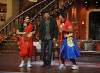 Hrithik Roshan On The Sets Of Comedy Nights With Kapil to promote krrish 3