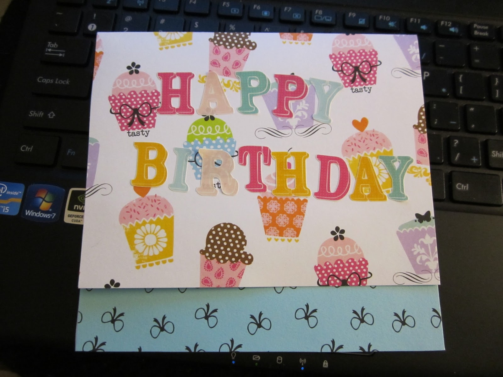 Knits and Stiches: Best Friends Birthday Card
