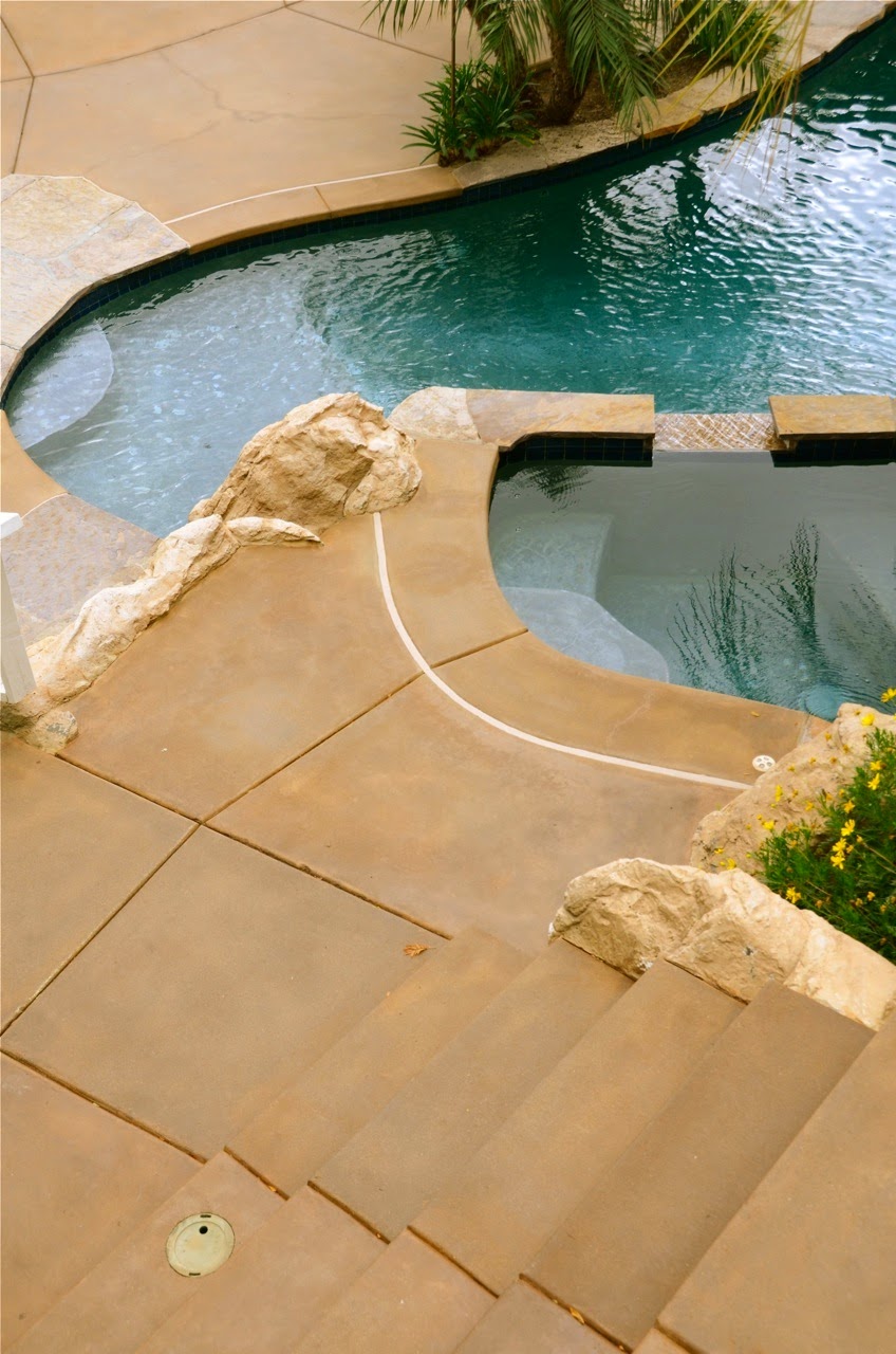 Life Deck Coating Installations Acid Stain Pool Deck in La Mesa