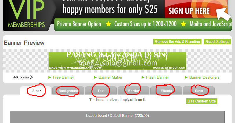 Membuat Banner Online Free | cara membuat banner iklan di blog secara online free Membuat Banner Online Free | cara membuat banner iklan di blog secara online free