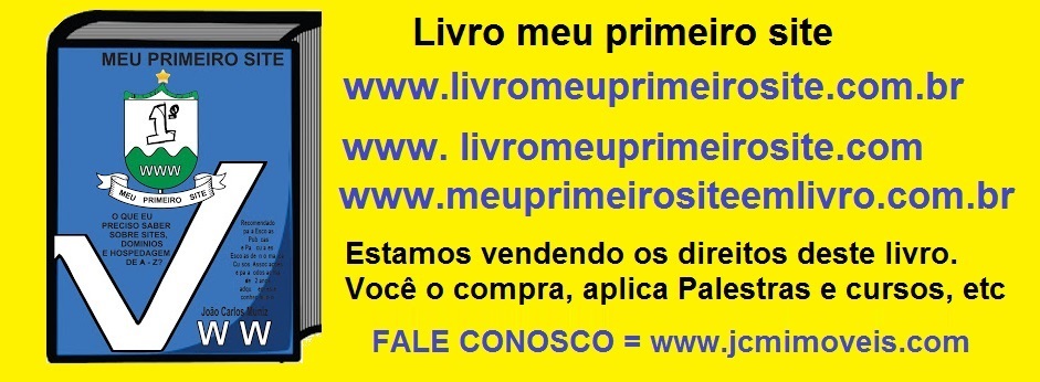 LIVRO MEU PRIMEIRO SITE .COM .BR 