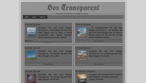 Template Blogger Box Transparent