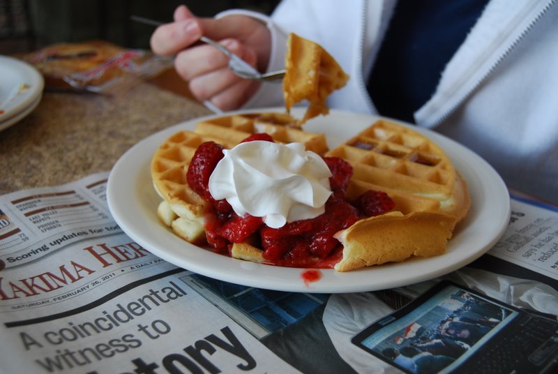 Life, I love you Bread Crumbs Continental Breakfast