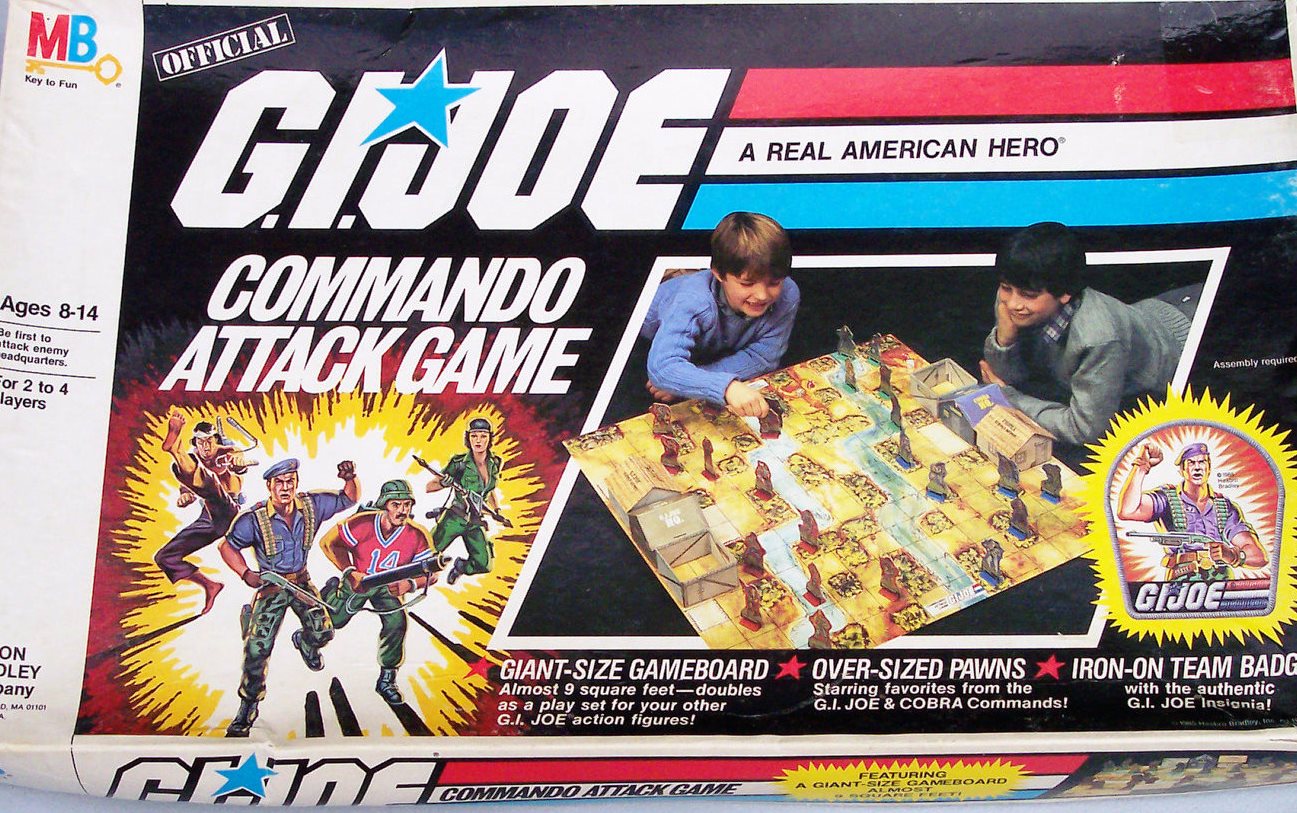 Board Game Of The Week GI Joe Commando Attack Milton Bradley Board Game Of The Week GI Joe Commando Attack Milton Bradley