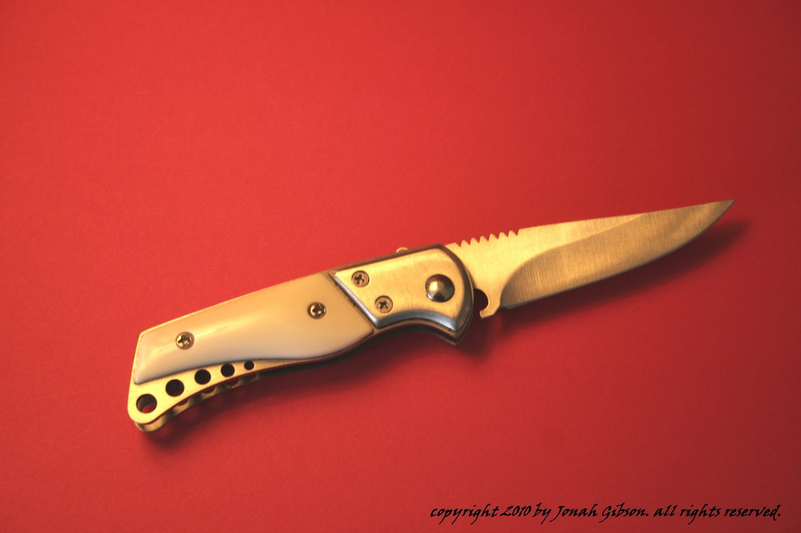 Switchblade Knife Drawing