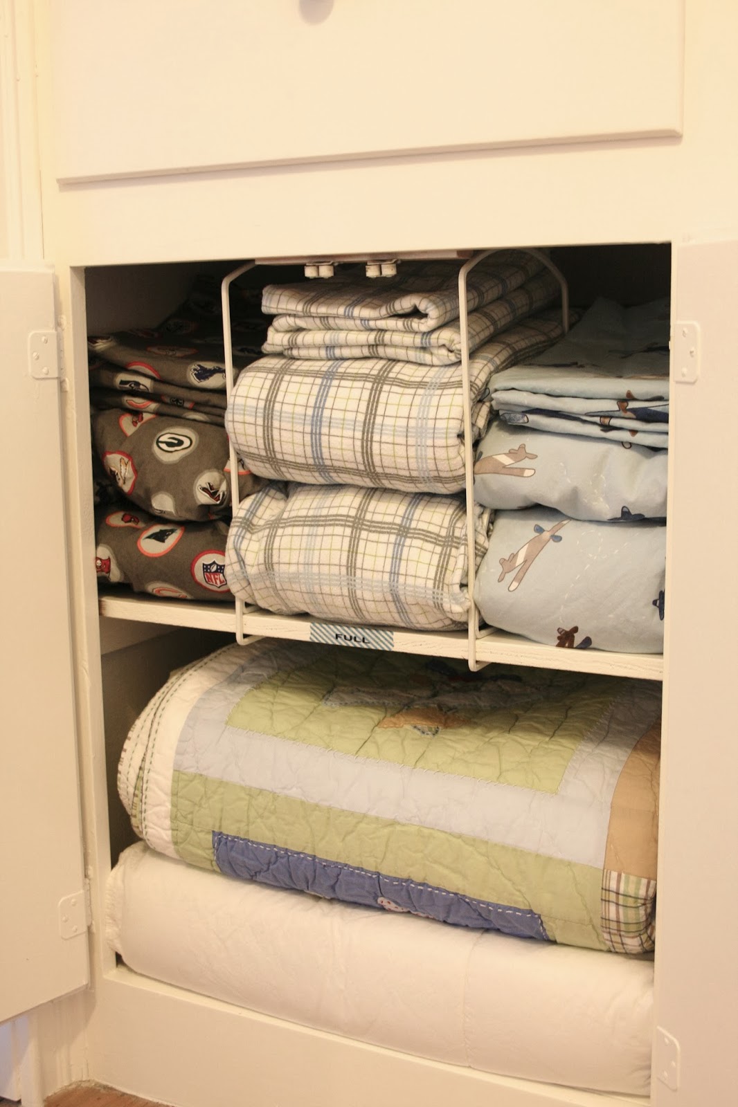 Organized Bedding Simply Organized