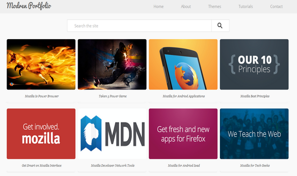 modern portfolio responsive blogger template templatezy