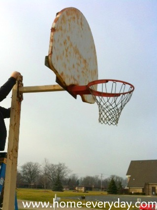 She Came Tumbling Down Our Rusty Basketball Hoop Home Everyday