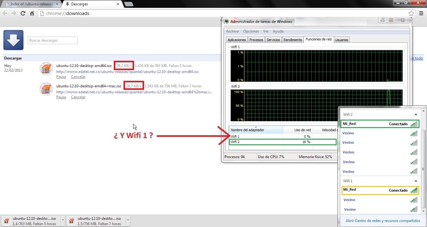 conectarse a dos redes wifi al mismo tiempo windows 10