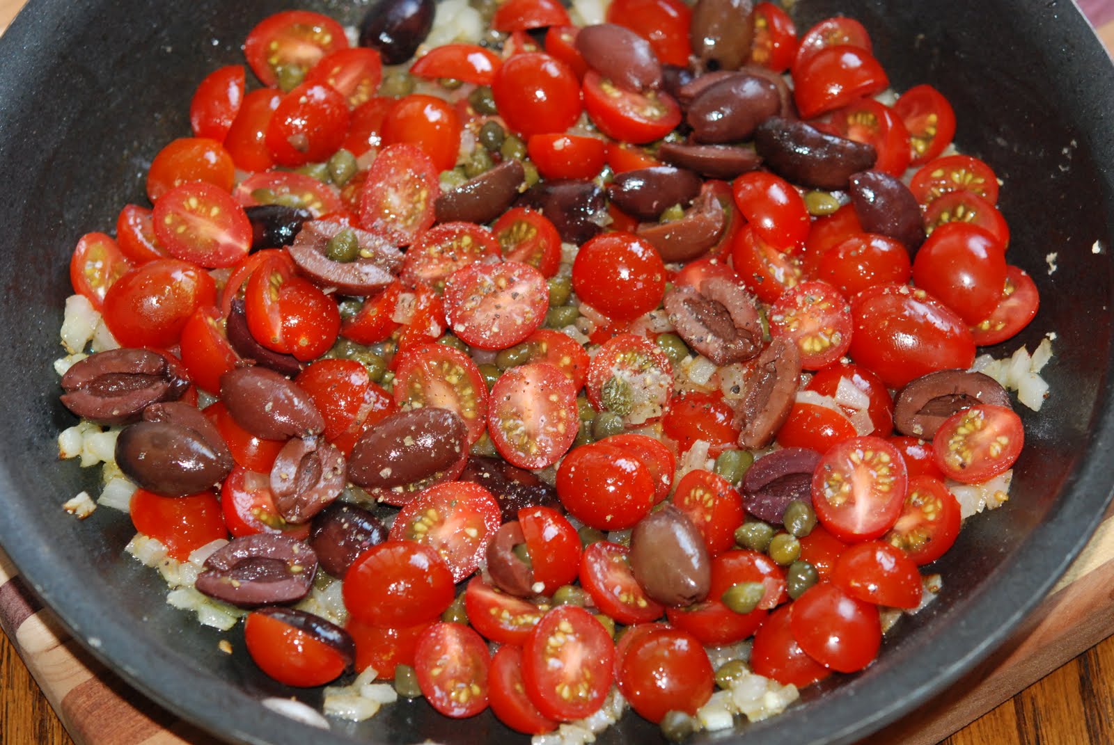 marys bites Tomato, Kalamata Olives and Capers Baked Flounder