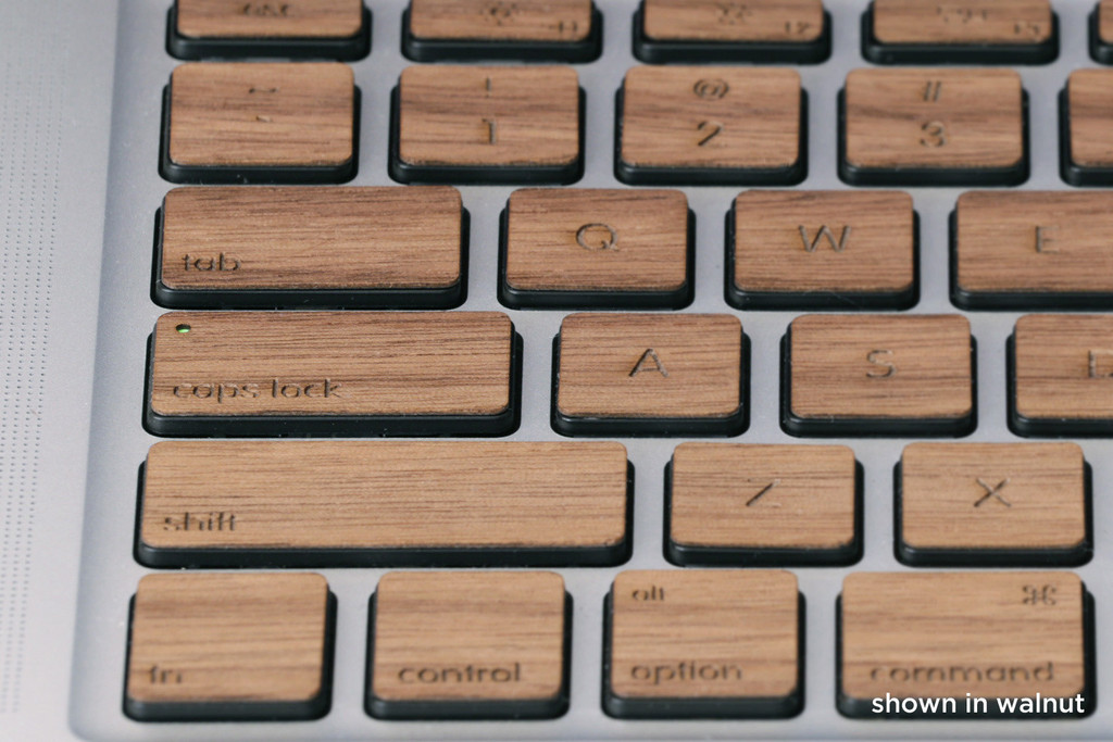 The design llama Real wood keys covers for macbook pro and Apple