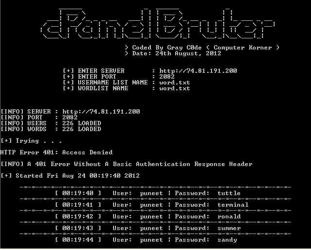 Password List Crack Cpanel Port