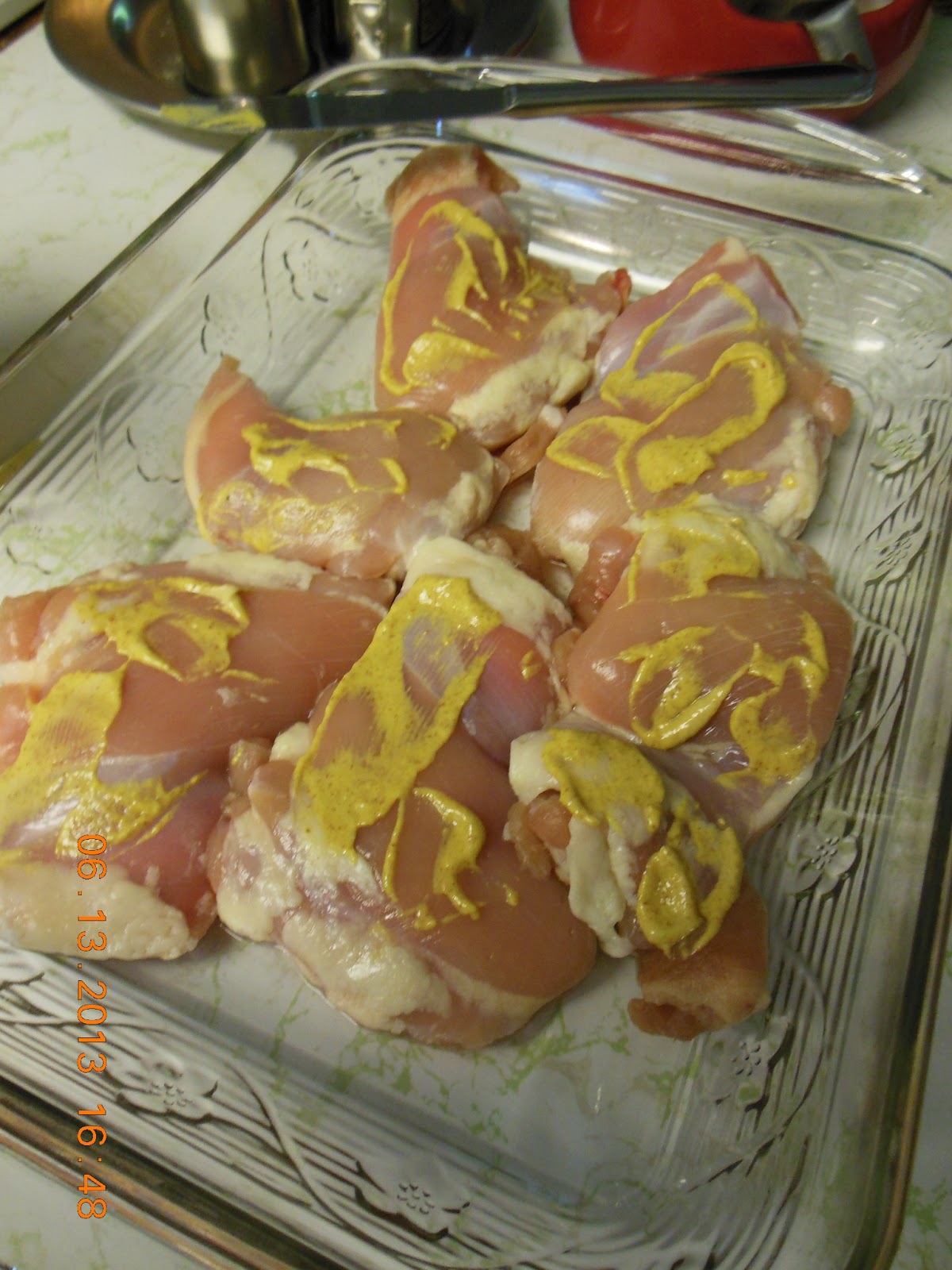 Truffle Oil Mustard Chicken with Apricots Our Sunday Cafe, the