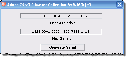🔗 Adobe Creative Suite 5 Master Collection Serial Number Keygen For Mac oshaenr ADOBE_CS16-28-13