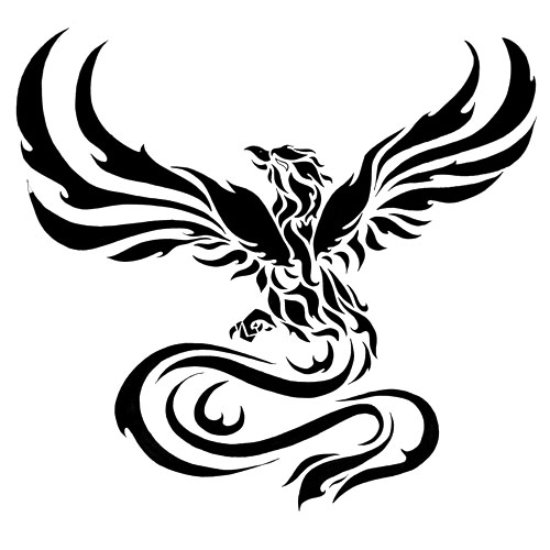 Phoenix Tattoo Design For Men 6