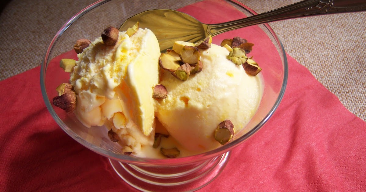 Oh!Glorious Food Persian rose water ice cream