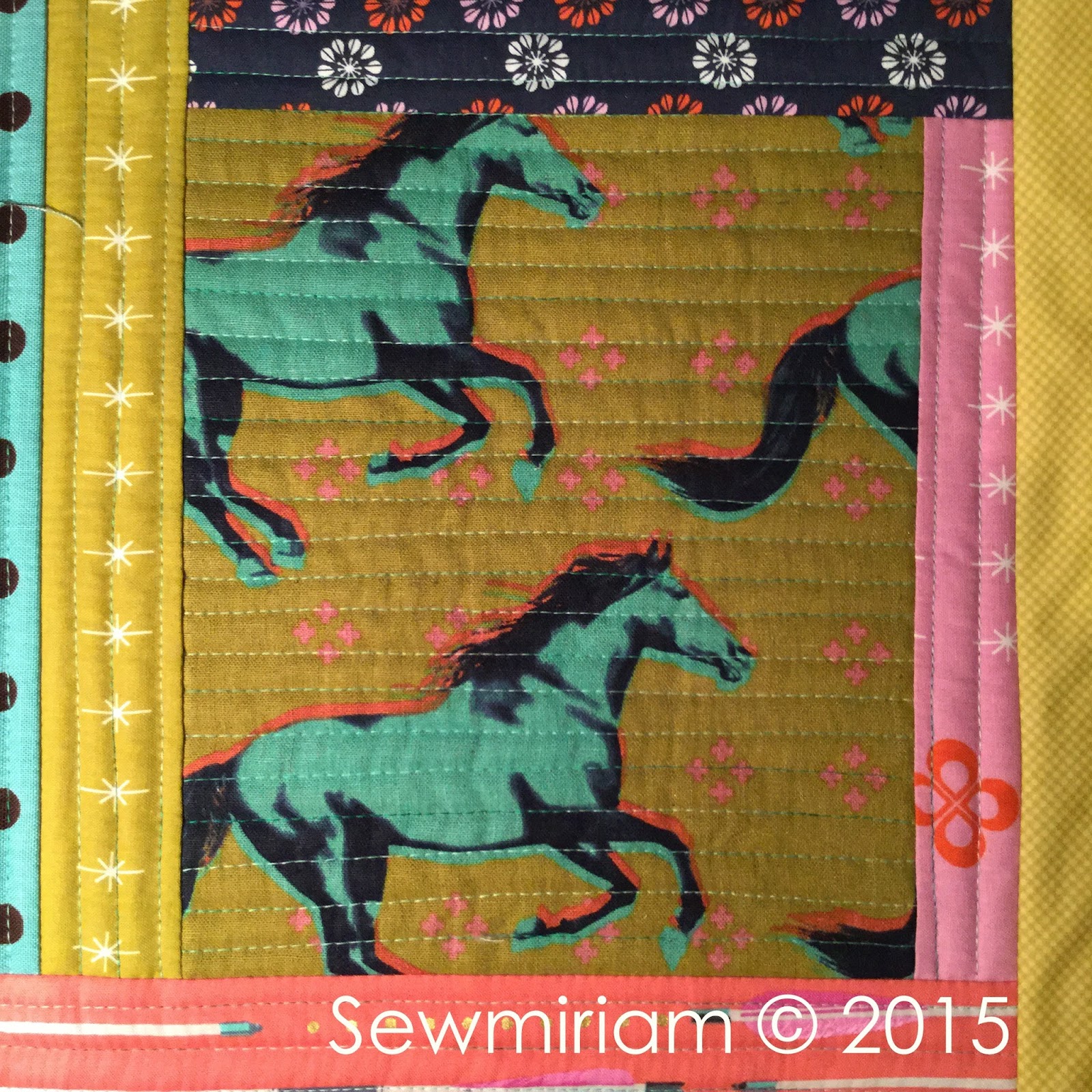 Sew Miriam Quilt Express ( or my little pony! )
