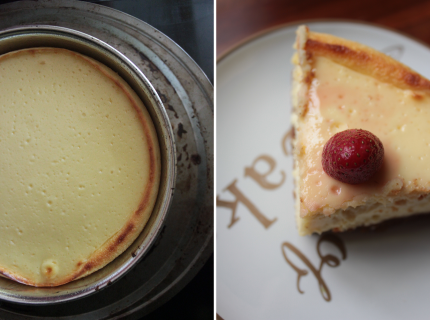 SquirrelsnSweets America's Test Kitchen's Cheesecake with Roasted Strawberry Topping