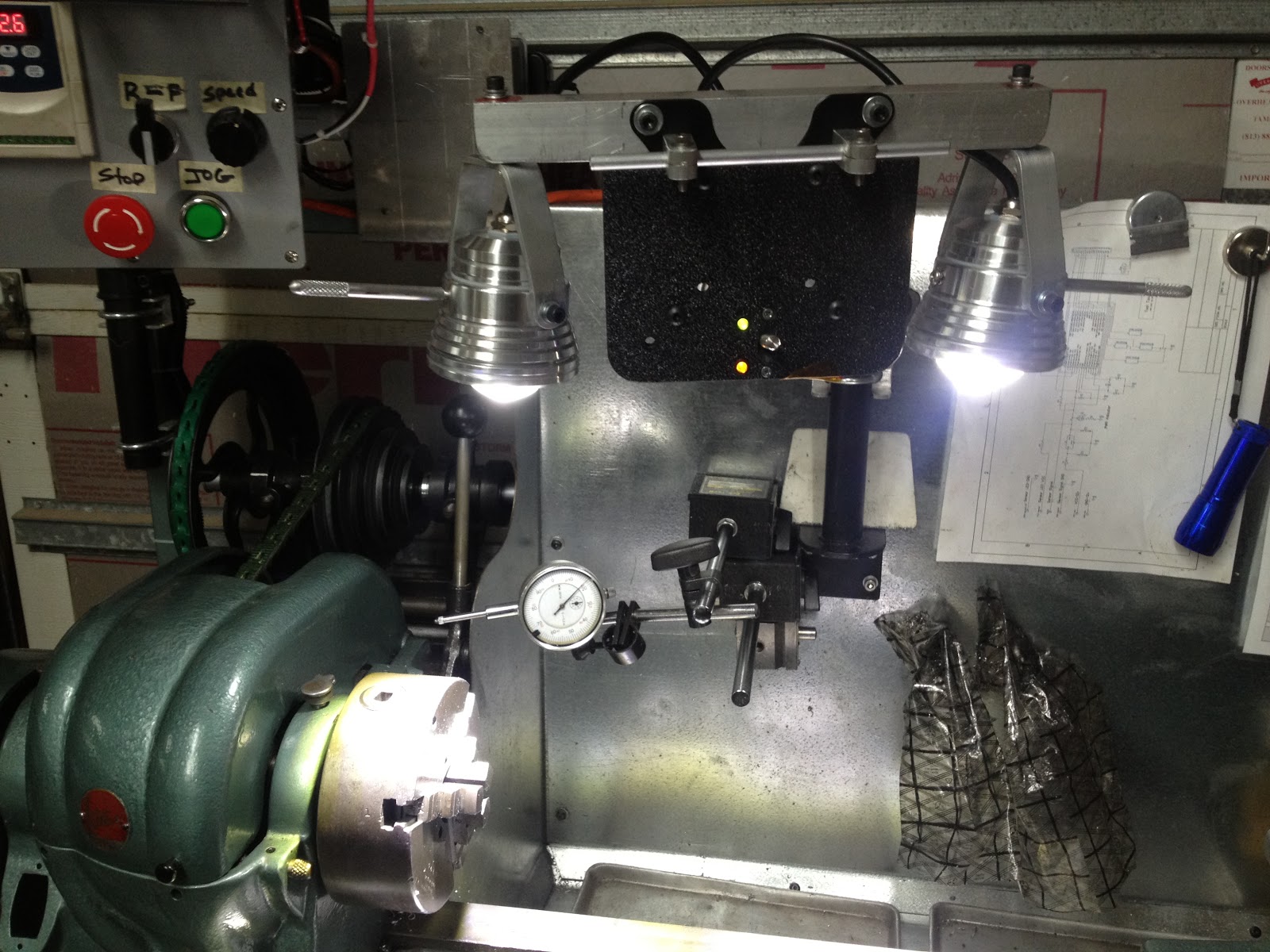 Led Work lights. Atlas lathe HYPE®LINKS