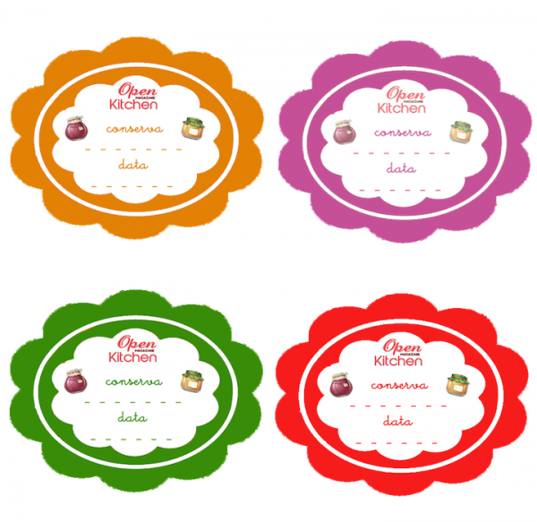 Etichette Adesive Per Alimenti - 2 Rotoli Da 500 Pezzi + Penna