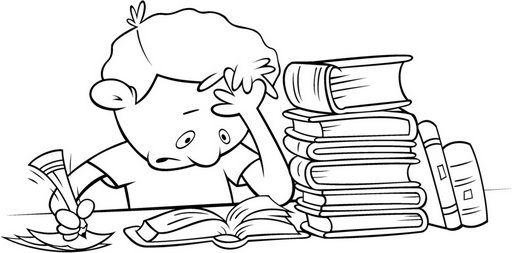 desenhos de crianças lendo livros para colorir desenhos para colorir