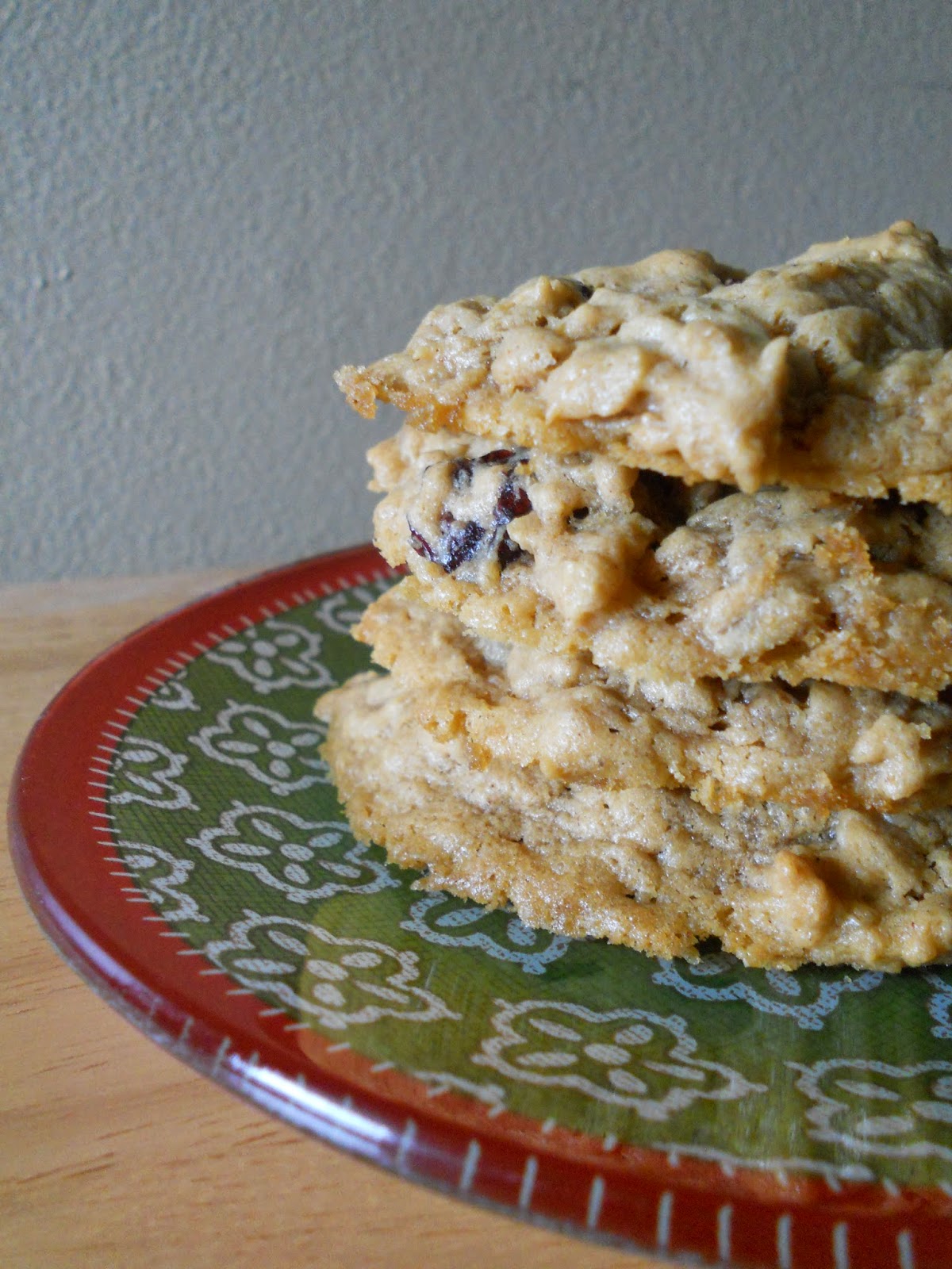Ally's Sweet and Savory Eats Peanut Butter Oatmeal Cranberry Chewies