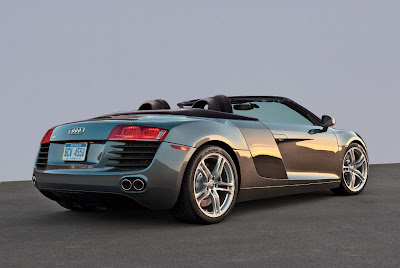 Audi R8 Spyder Gray Metalic-Best and Expensive Car View