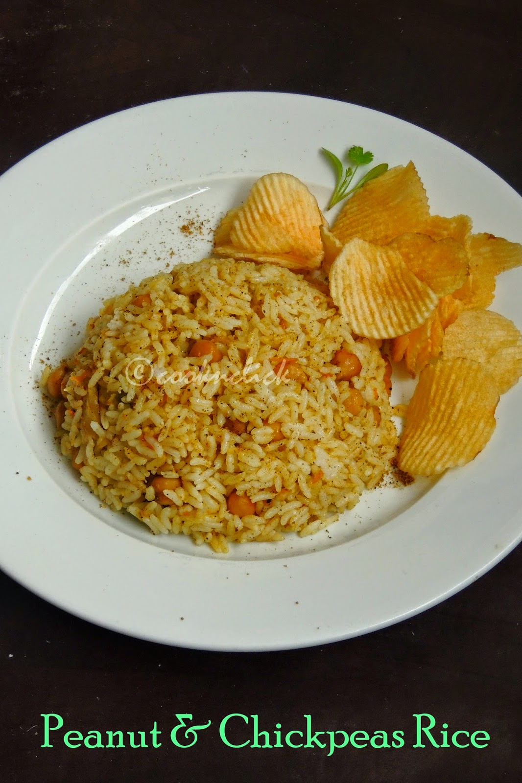 Peanut & Chickpeas Rice Cook N Click