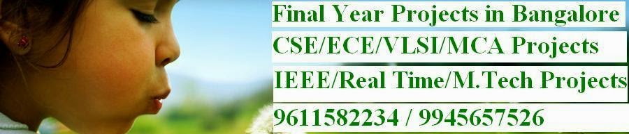 ieee projects in Bangalore, MCA projects in Bangalore, IEEE 2015 projects, IEEE projects 2015