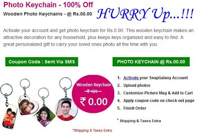 [STILL WORKING] FREE Personalised WOODEN Photo Keychain i.e 100% OFF...!!!