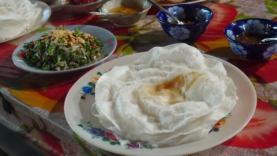 Bánh tráng đập Bánh tráng đập