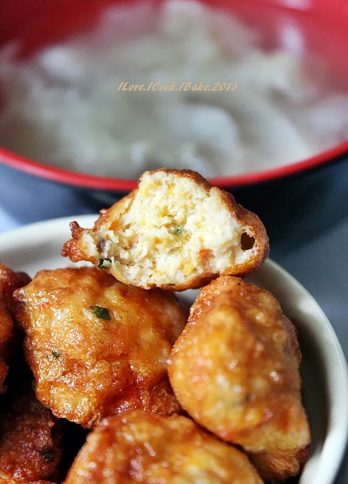I Love. I Cook. I Bake. Fried Tofu Balls