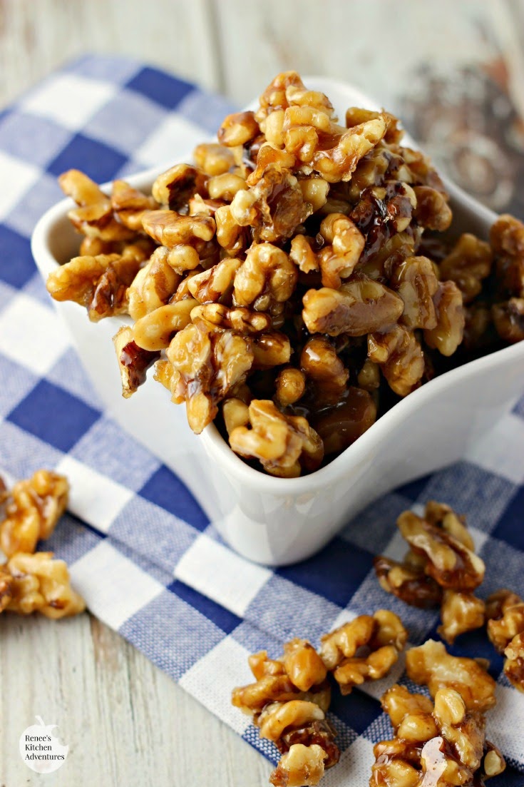 Maple Syrup Glazed Walnuts Renee's Kitchen Adventures