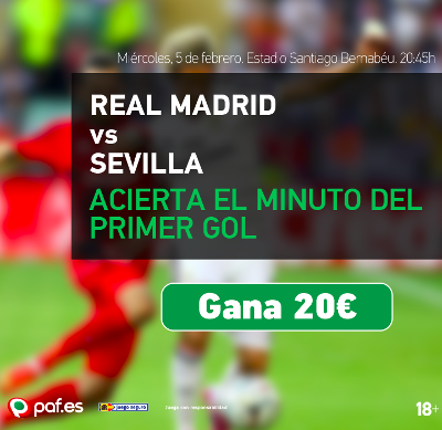 paf porra facebook Real Madrid vs Sevilla 4 febrero paf porra facebook Real Madrid vs Sevilla 4 febrero