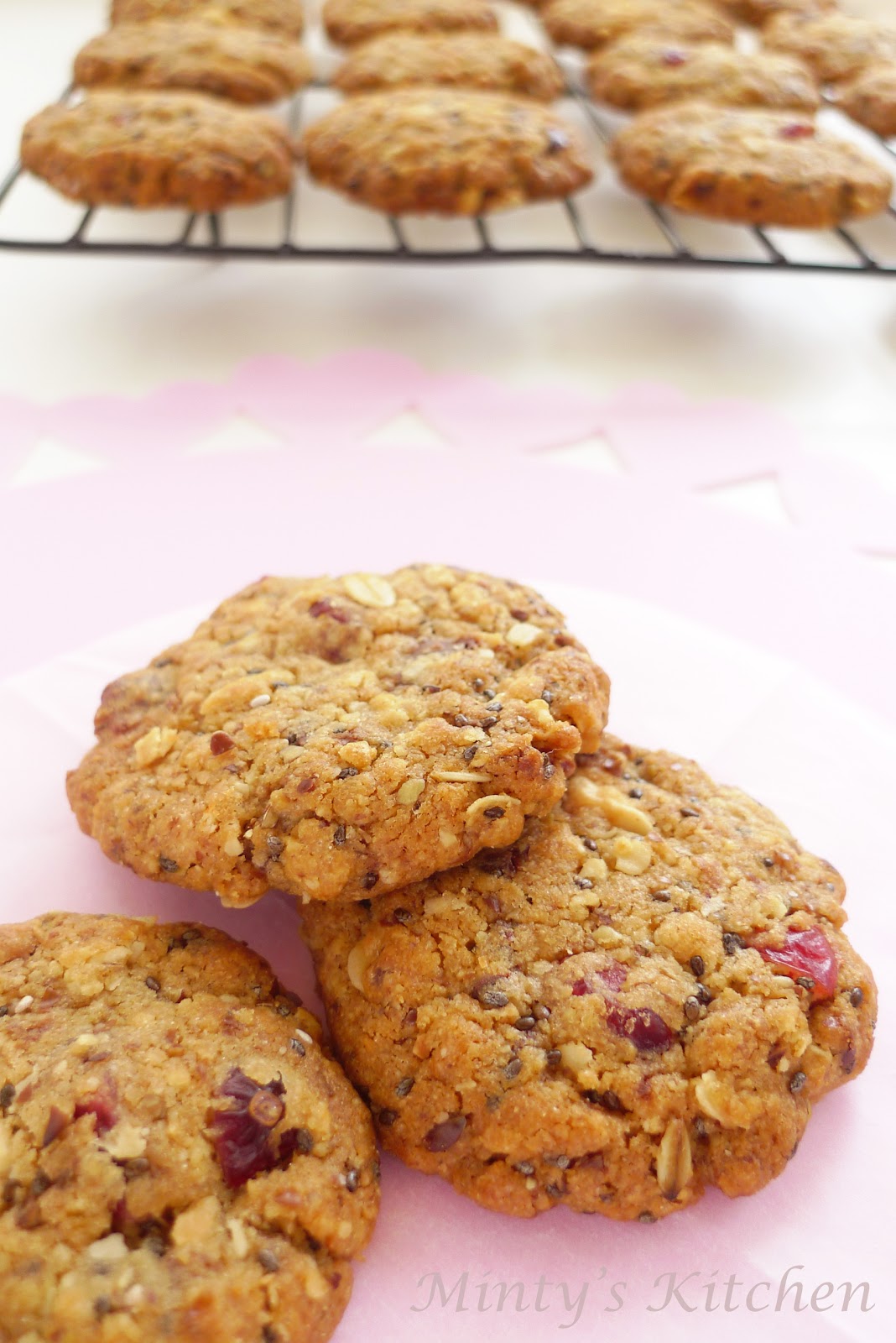 Minty's Kitchen ChocolateDried Cranberry Cookies