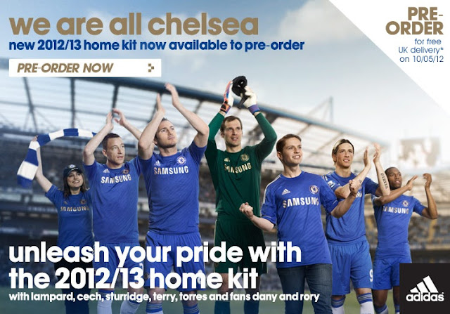 Nueva camiseta del Chelsea Chelsea+FC+Home+Kit+2012-13'+-+Poster