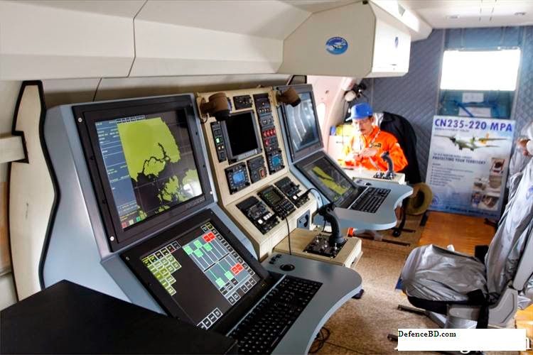 CN-235 ASW Anti Submarine Warfare MPA Bangladesh inside CN-235 ASW Anti Submarine Warfare MPA Bangladesh