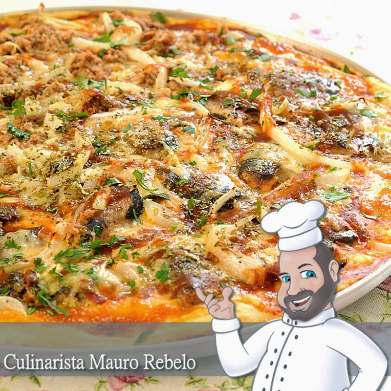 Pizza de Sardinha Mauro Rebelo