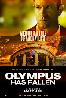 Aaron Eckhart Olympus Has Fallen Poster