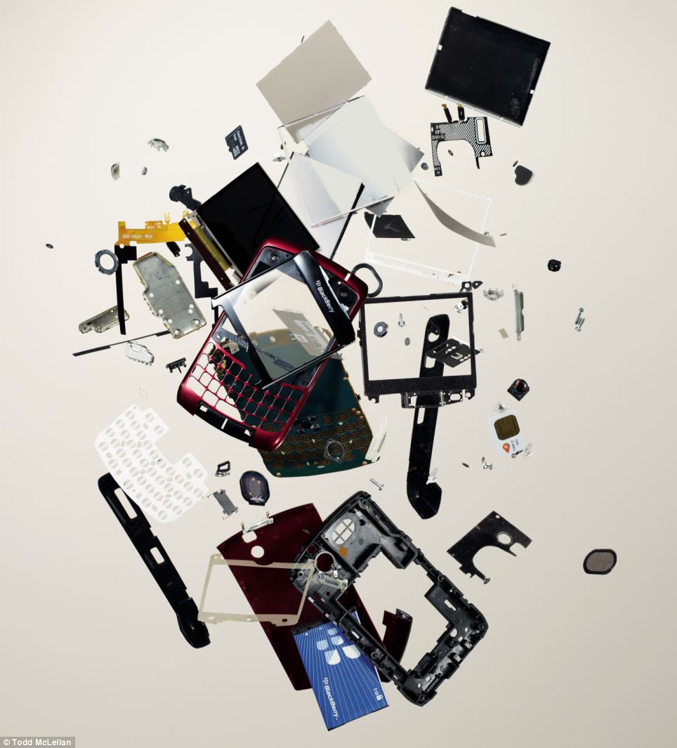 BlackBerry 携帯 分解