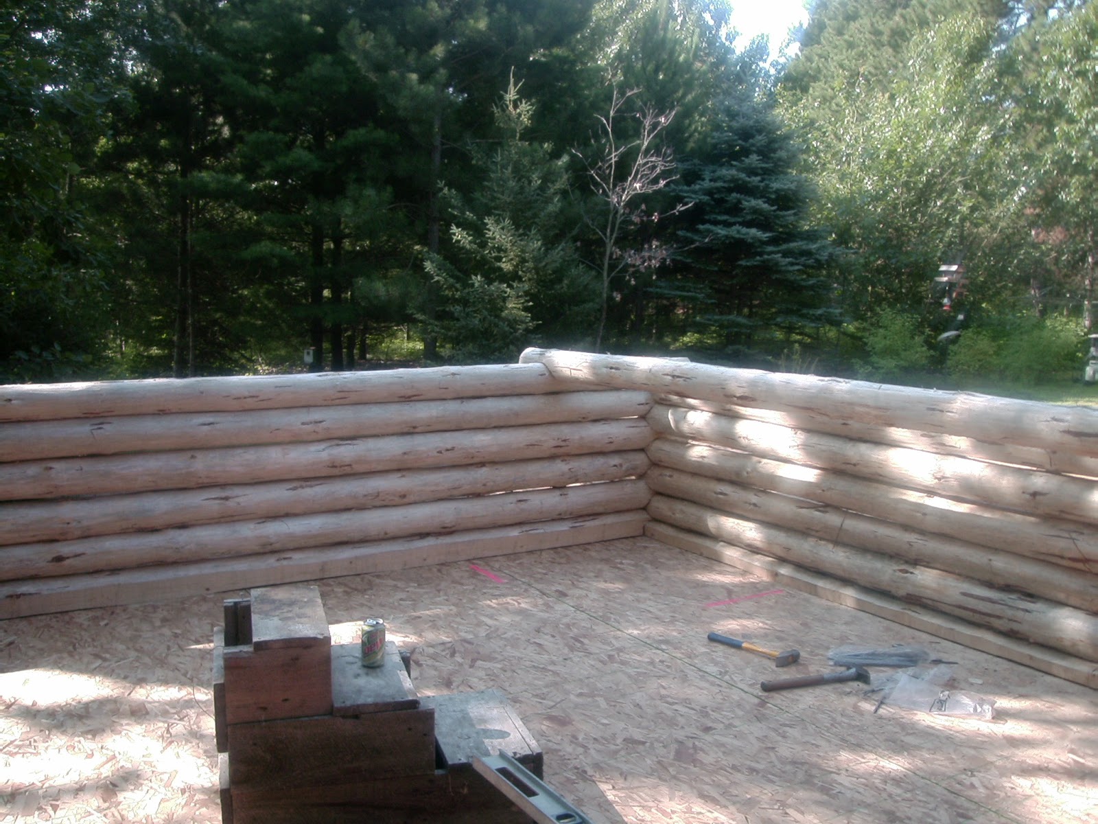 The Cabin Countess Putting a New Addition on a Log House