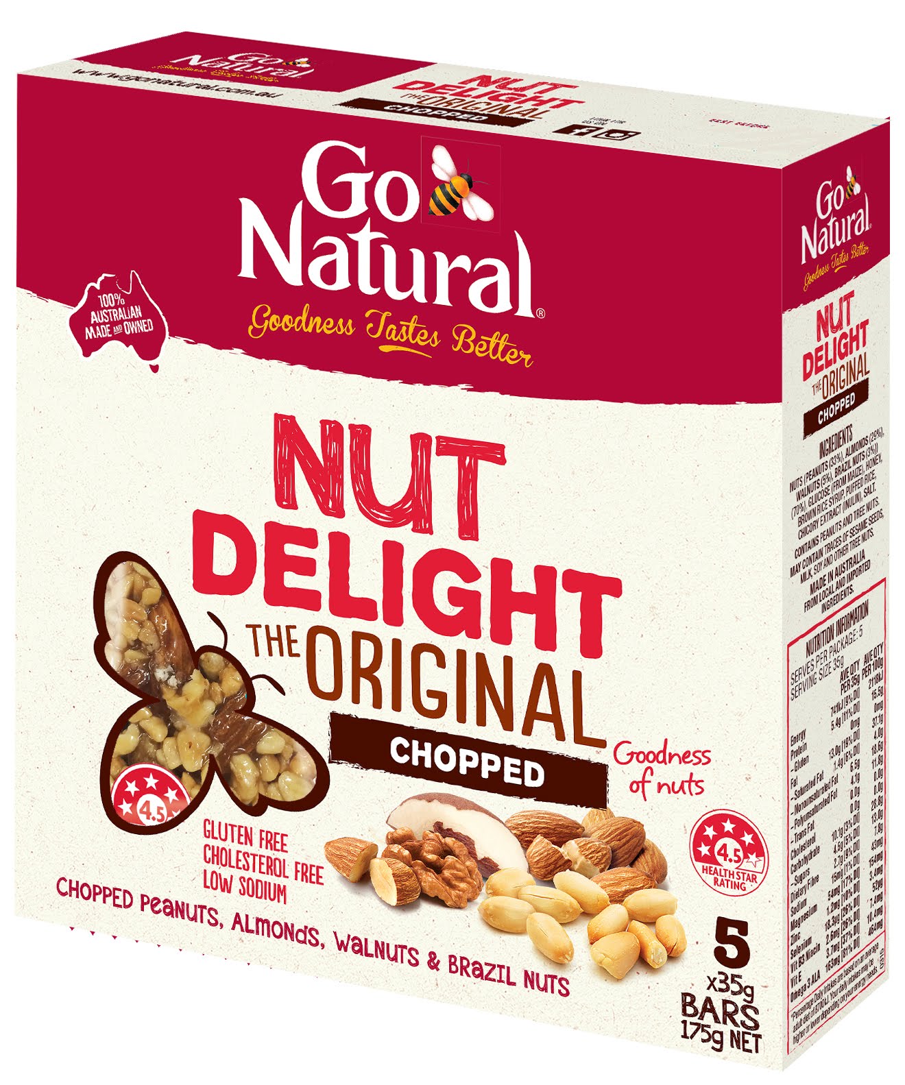 Bright Side Up We Enjoy Go Natural Nut Delight Bars