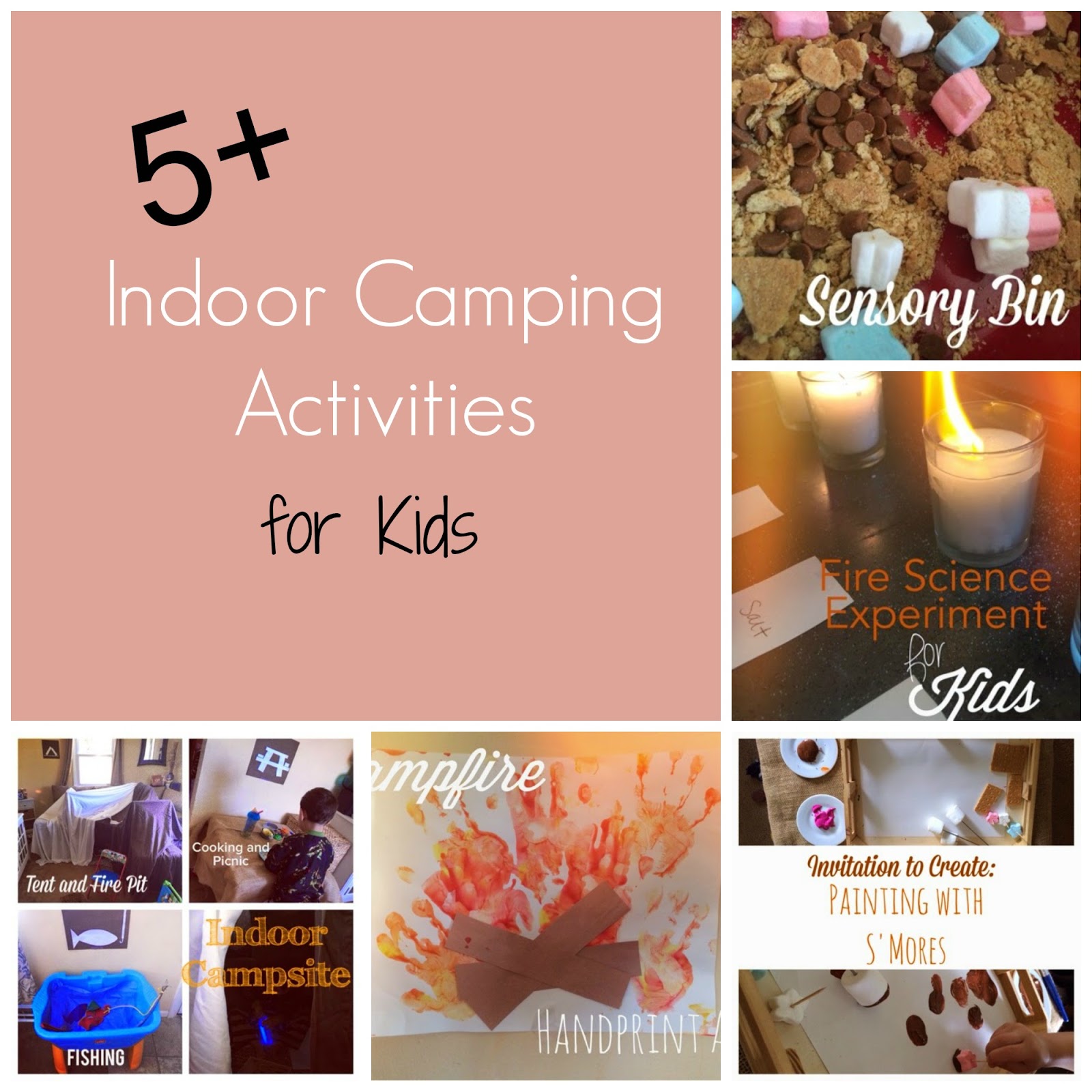 Camping Art Projects, Science, Sensory and Play! Views From a Step Stool