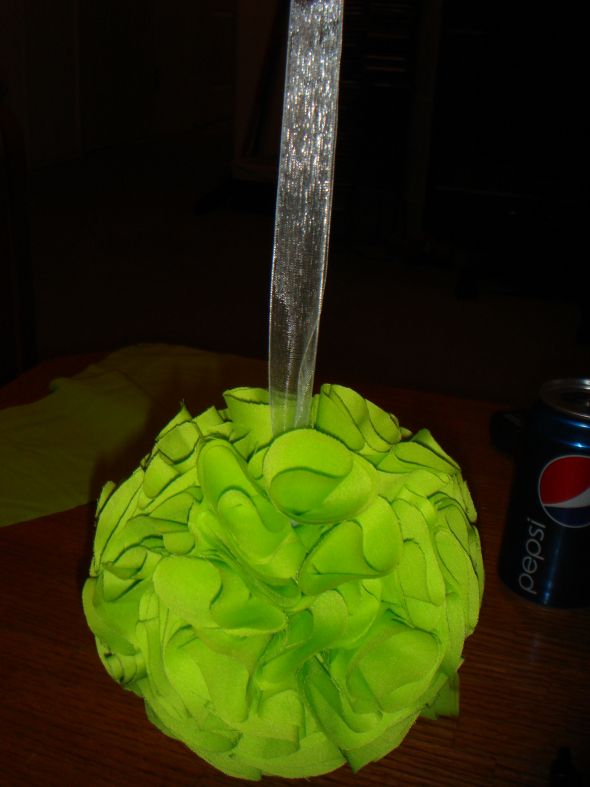 Krafty Mama Kas DIY Fabric Pomanders(PomPom Balls)